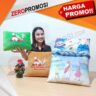 Foto: Souvenir Bantal Natal Custom Bordir Nama dan Logo